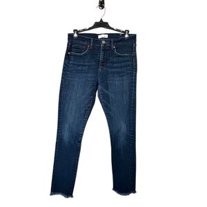 LOFT Dark Blue Ankle Jeans
